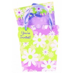 PAQ.8/U INVITACION FORMA BOLSA REGALO