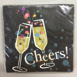 $ 16 SERVILLETAS NEW YEAR CHAMPA 25