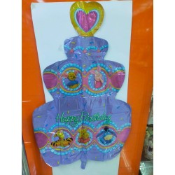 GLOBO FORMA TARTA H.BIRTHDAY WINNIE98CM
