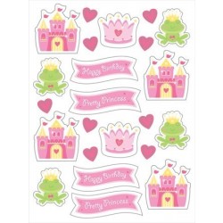 PAQ.STICKERS PRINCESAS HAPPY BIRTHDAY