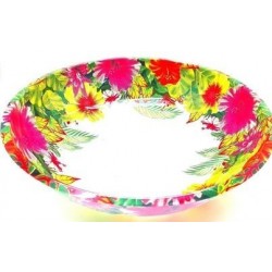 BOWL PLASTICO FLORES 30CMS