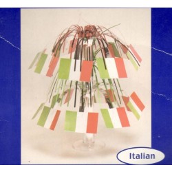 CENTRO MESA BANDERA ITALIANA 21,5CM