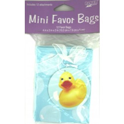 PAQ.12/U BOLSA PEQ REGALO PATITO CELESTE