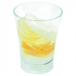   12 MINI VASO VERDE AGUA 60ML