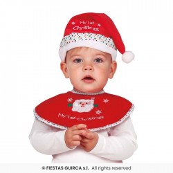 SET INFANTIL GORRO BABERO CHRISTMAS
