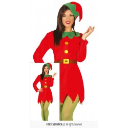  DISFRAZ T-XL ELFA NAVIDAD
