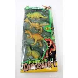 SET 4 DINOSAURIOS FOREST MOD.SURT