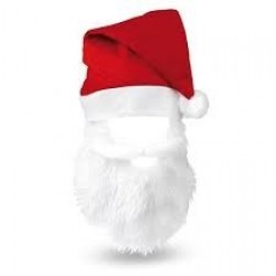 GORRO C/BARBA PAPA NOEL