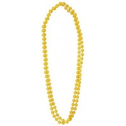   JUEGO 2 COLLARES CUENTAS ORO 40CM