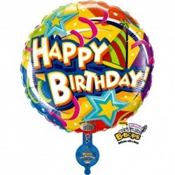 $D GLOBO REDONDO H.BIRTHDAY GRABADO