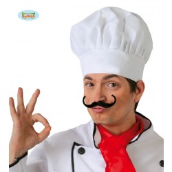 GORRO ADULTO COCINERO BLANCO