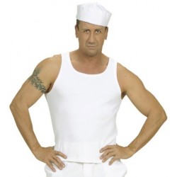  CAMISA UNISEX SMANGAS T-ML BLANCA