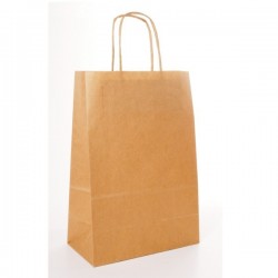 $ BOLSA C/ASA KRAFT NATURAL 32 16X31CM