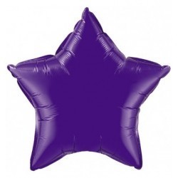   GLOBO 36" FOIL ESTRELLA PURPURA