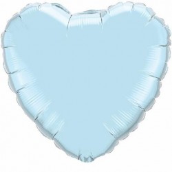   GLOBO 36" FOIL CORAZON CELESTE