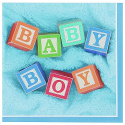 PAQ.24/U SERV.25 2/C BABY BOY CELESTE