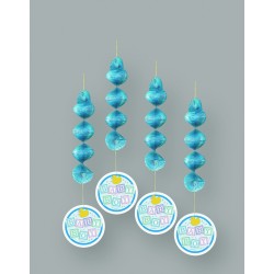 PAQ.4/U TIRA ESPIRAL BABY BOY AZUL