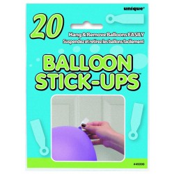 PAQ.20/U ETIQUETA P/COLGAR GLOBOS