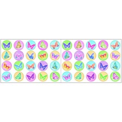 PAQ.600/U STICKER MARIPOSA