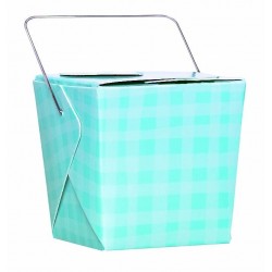 CAJA 12/U MINI CAJA ASA VICHY CELESTE