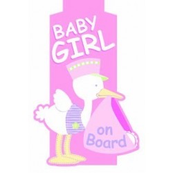 KIT DECORACION COCHE CIGUEÑA ITS I GIRL