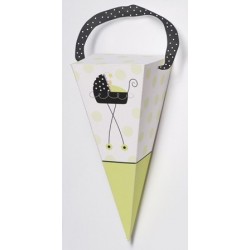 PAQ.6/U CAJA CONO TOPO VERDE CUNA NEGRA
