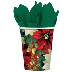  PAQ.8/U VASO FLORES PASCUAS 266ML