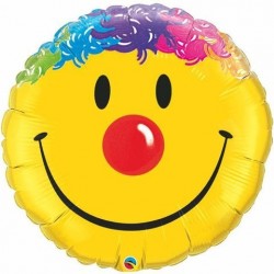 $D GLOBO 36" FOIL SMILE SONRISA PAYASO