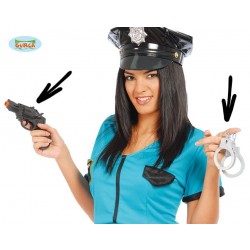 SET PISTOLA ESPOSAS POLICIA