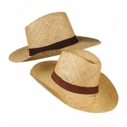 SOMBRERO SAFARI PAJA C/CINTA SURT.