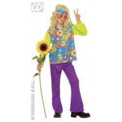 DISFRAZ  8A10 AÑOS NIÑO HIPPIE FLOWER