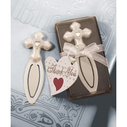 REGALO MARCADOR COMUNION CRUZ BLANC