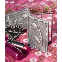 REGALO BODA ESPEJO TULIPAN METAL