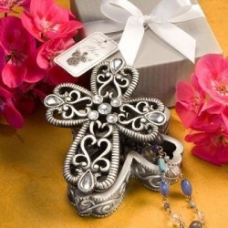 REGALO JOYERO COMUNION CRUZ STRASS