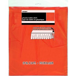   FALDA MESA PLASTIC NARANJA 426X73CM