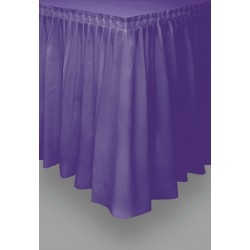   FALDA MESA PLASTI VIOLETA 426X73CM