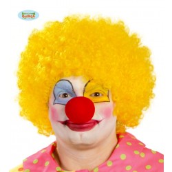    PELUCA PAYASO AMARILLO