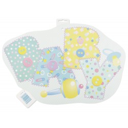 COLGANTE SILUETA BABY BOTON VERDE