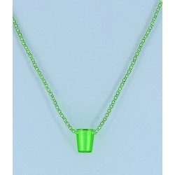 8C11) COLLAR BOLA VASO CHUPITO VERDE