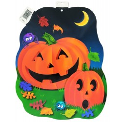COLGANTE SILUETA CALABAZA HALLOWEEN