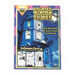 CORTINA VENTANA BRUJA HALLOWEEN