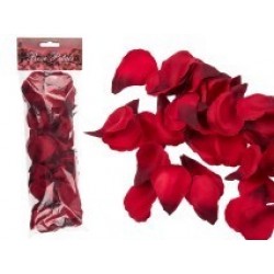   100 PETALOS DE ROSAS ROJAS