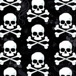 PAQ.36/U SERV.33X33 CALAVERA HALLOWEEN