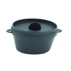 6/U CAZUELA MICROONDAS NEGRA 65ML