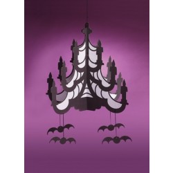 COLGANTE CANDELABRO MURCIELAGO 43X56CM