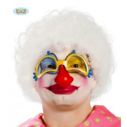 PELUCA PAYASO BLANCA