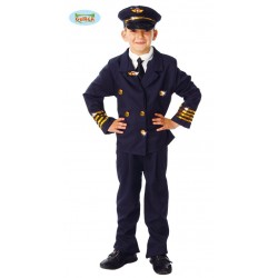 DISFRAZ 5A6AÑOS PILOTO AVION AZUL
