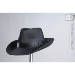   SOMBRERO GANSTER RASO NEGRO