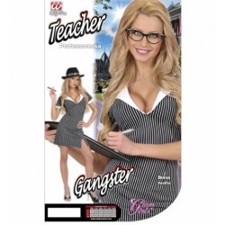  DISFRAZ T-L GANSTER PROFESORA SEXY
