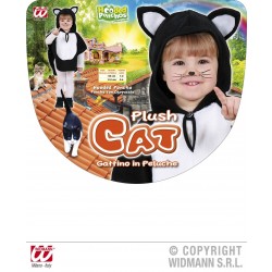 $D/PONCHO CON CAPUCHA 1A2 3A4  GATO